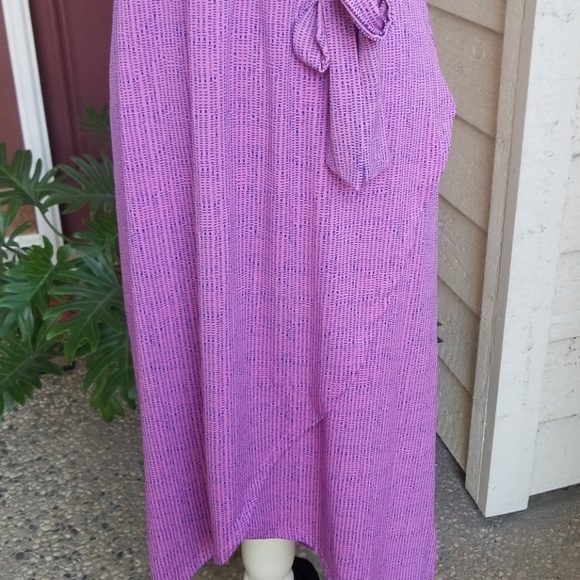 Simply Styled Orchid Stretch Wrap Midi Dress NWT - Picture 3 of 7